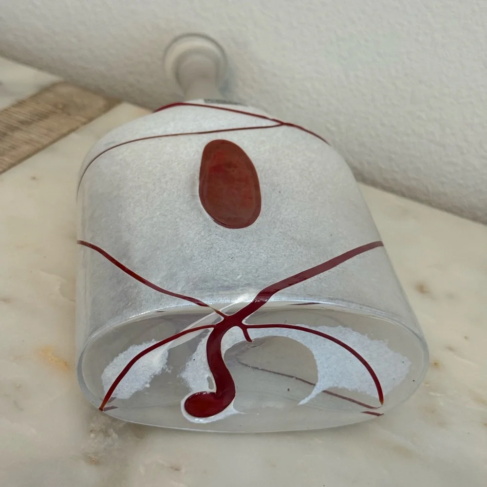 Kosta Boda Scandinavian Glass Art Vase by Bertil Vallien